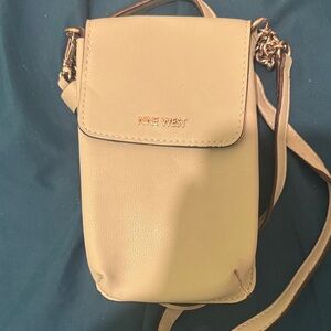 Nine West Beige Crossbody Bag